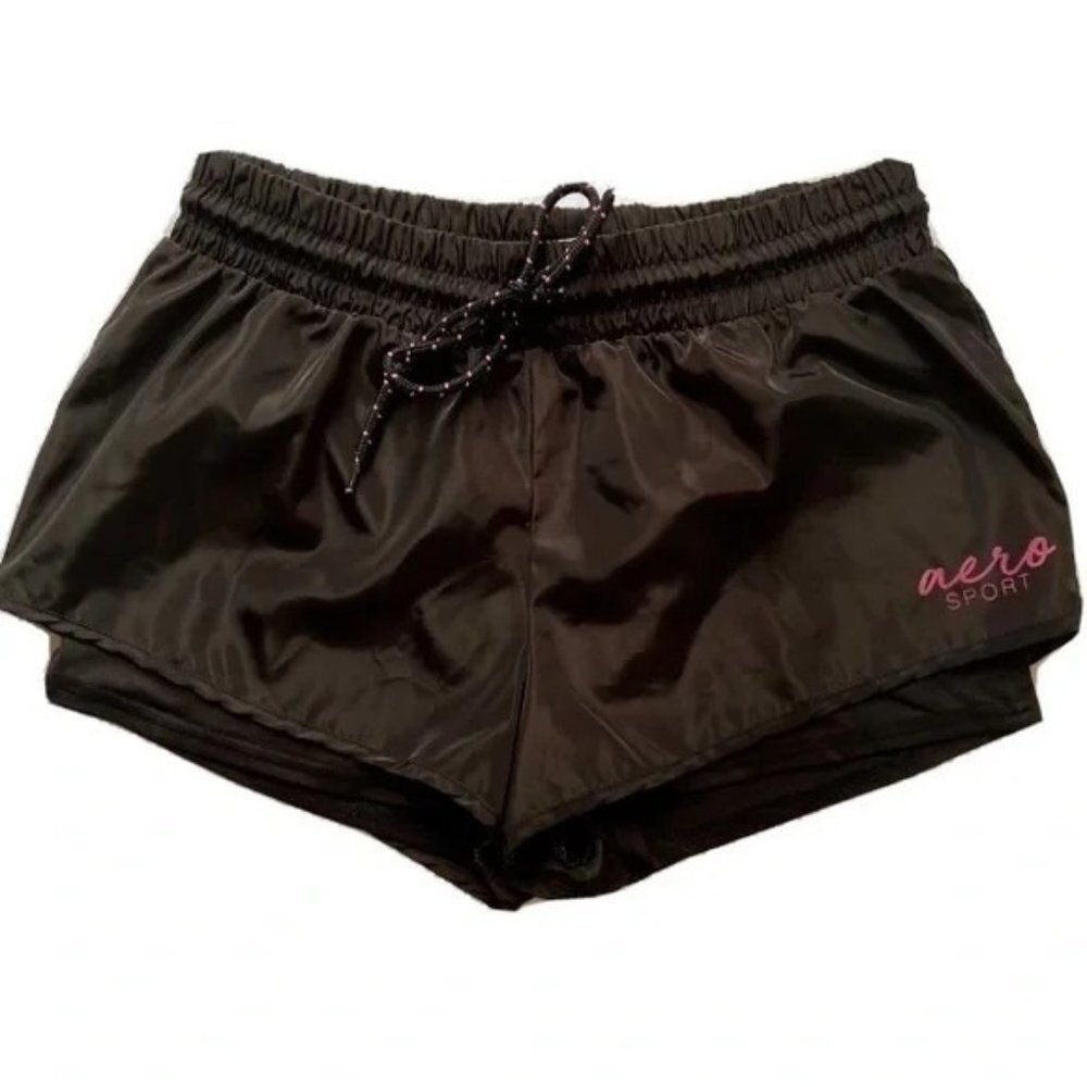 NEW Aeropostale Aero sport shorts Size S Color Black